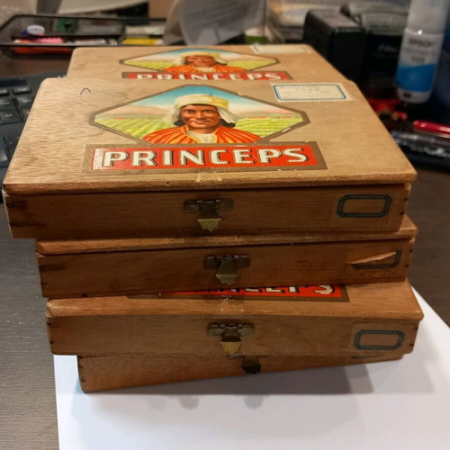 Nicaragua cigar boxes used, pack of eight