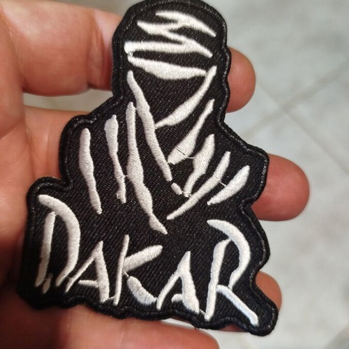 Dakar embroidered patch new, authentic motor race badge