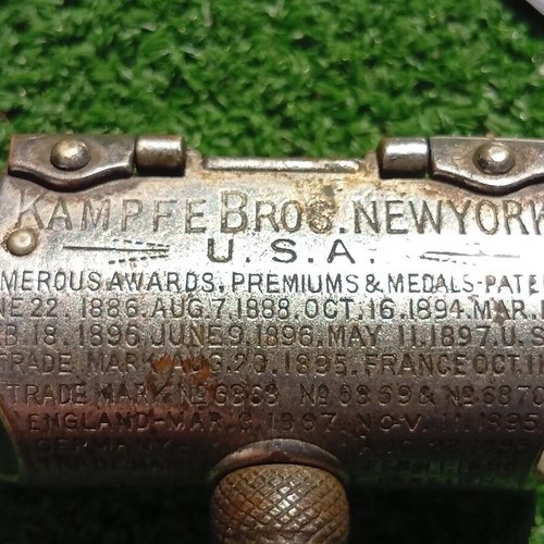Star Razor used, 1896