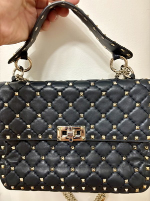 Valentino Garavani Rockstud bag like new, black, handbag