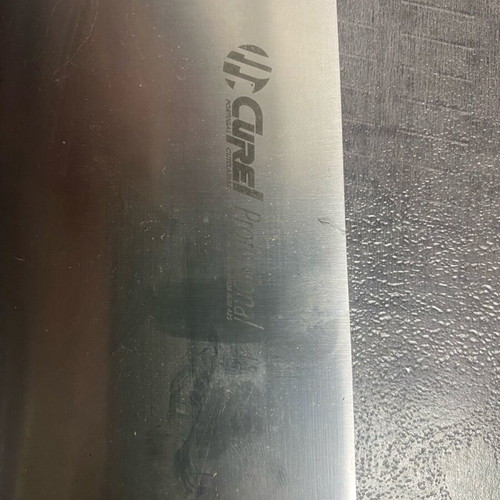 Curel cleaver like new with wooden handle and inox AISI 425 blade