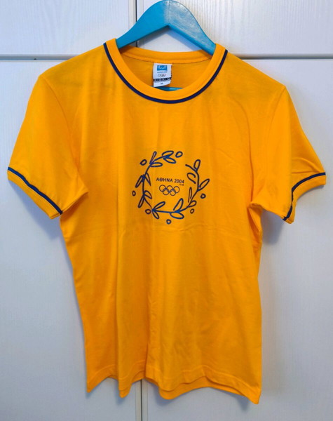 Συλλεκτικό παιδικό t-shirt ΑΘΗΝΑ 2004 (σε XL με το logo των Αγώνων)