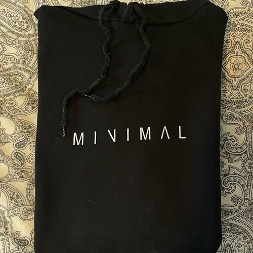 Sweatshirt with print size M like new, black