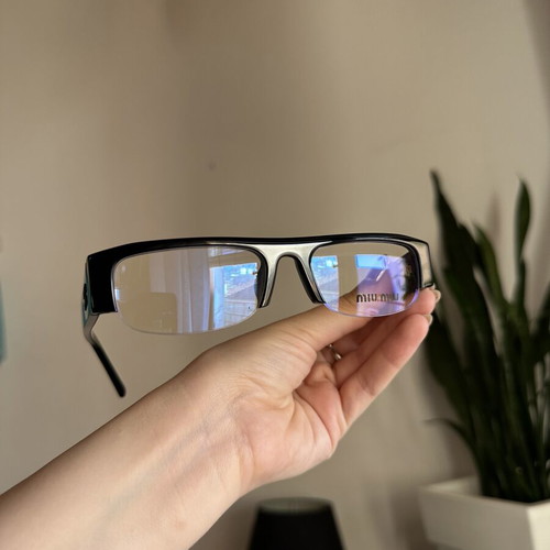 Miu Miu eyeglasses used, black