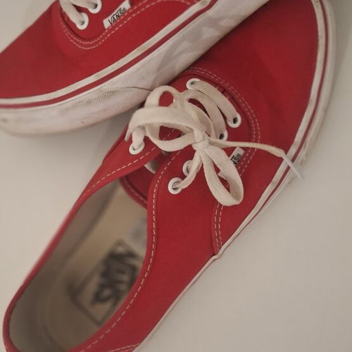 Vans sneakers size 42 used, red