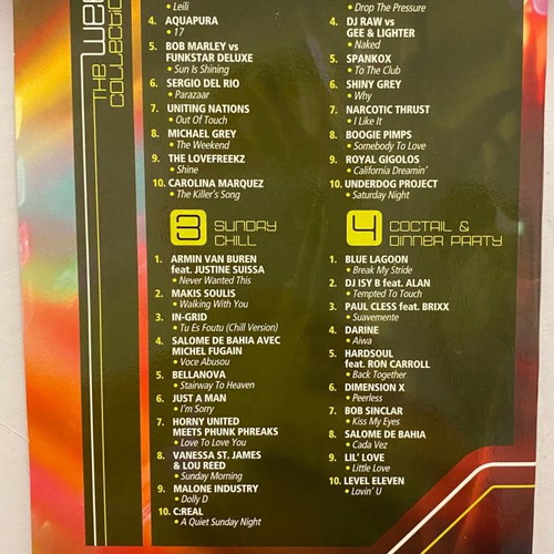Various Artists The Weekend Collection 4 CD set used, electronic