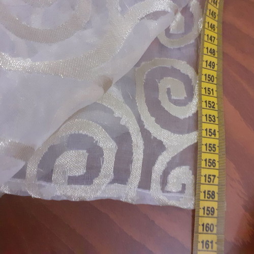 Table runner with gold design 1.59m new