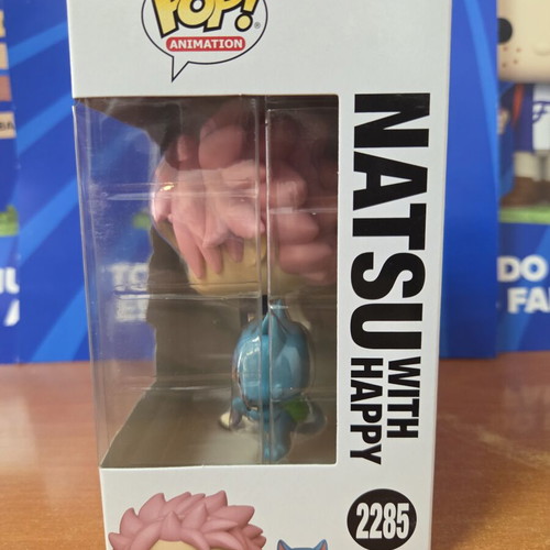 Funko Pop Animation Natsu with Happy figure new