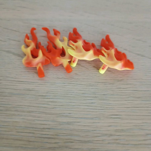 Playmobil fires like new, set of 4 pieces