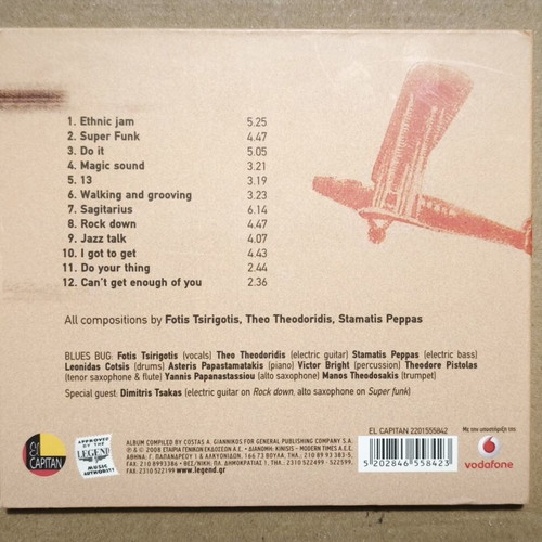 Blues Bug One Way CD like new, El Capitan reissue