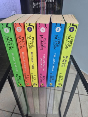 Percy Jackson and the Olympians Complete Set of 6 Books by Rick Riordan