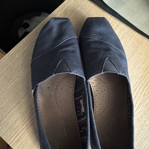 Toms men's espadrilles size 42 like new, blue