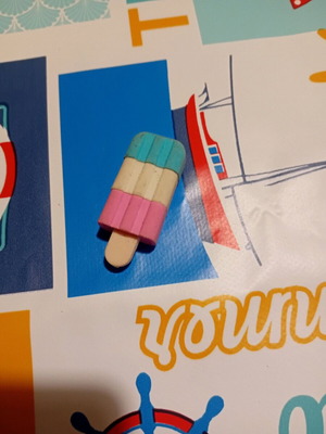 Vintage eraser used, collectible from 80s 90s
