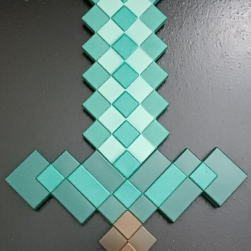 Minecraft Diamond Sword toy new 51x25 cm