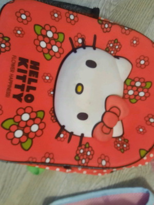 Τσάντα Hello Kitty κόκκινη σαν καινούργια