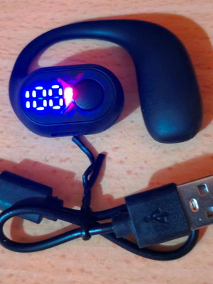 Безжични Bluetooth слушалки с отворено ухо, клипс и докосване, нови