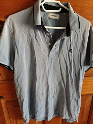 Produkt Men’s Polo Shirt Light Blue with Black Trim Size M used