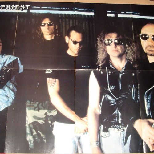 Αφίσα Judas Priest / Virgin Steele μεταχειρισμένη, γιγαντοαφίσα σε 2 κομμάτια