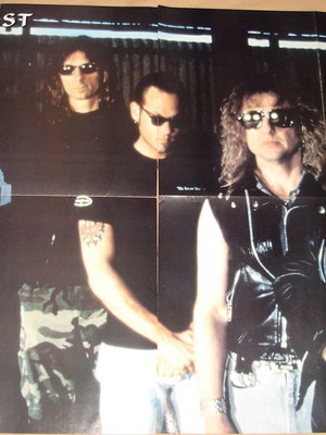 Αφίσα Judas Priest / Virgin Steele μεταχειρισμένη, γιγαντοαφίσα σε 2 κομμάτια