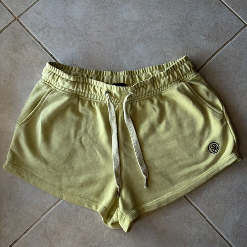 Pink Woman yellow shorts like new, cotton, size M