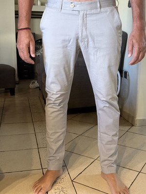 Men's Slim Fit Pants No Name gray like new, size M
