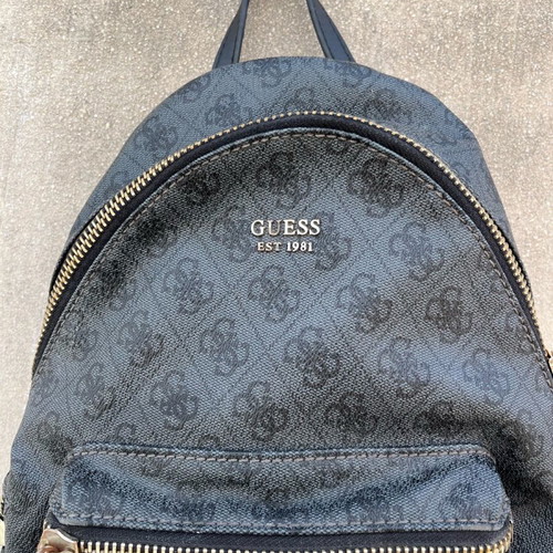 guess mini backpack grey Eco Elements Small Coal Logo, Coal Logo, Coal Logo Fashion Drawstring closure Guess Backpack Kleiner Guess Rucksack