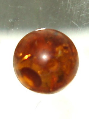 Authentic Baltic Amber 8mm 1.80ct Processed Like New