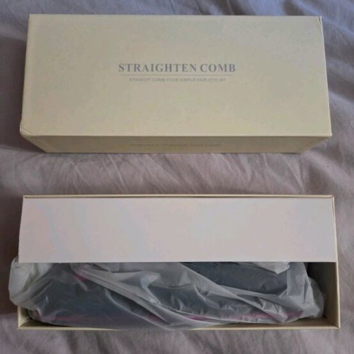Straightening comb new, rechargeable with case and charger