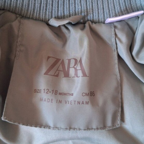 Zara jacket for 12-18 months 86cm like new, olive