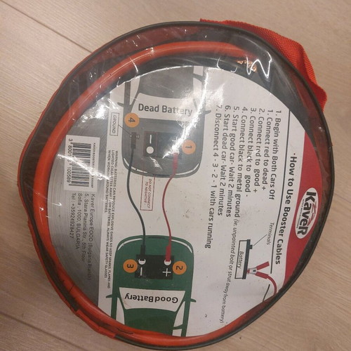 Car Battery Charging Cables like new