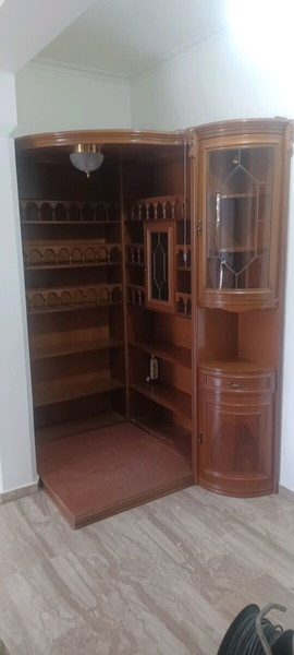 vintage σκρινιο μπαρ γωνία επιπλο σαλονιου από ξύλο δρυς