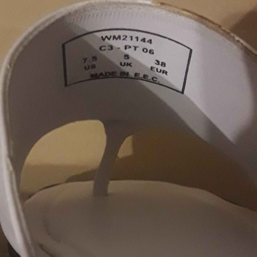 Keds Women's White Sandals Size 38 New