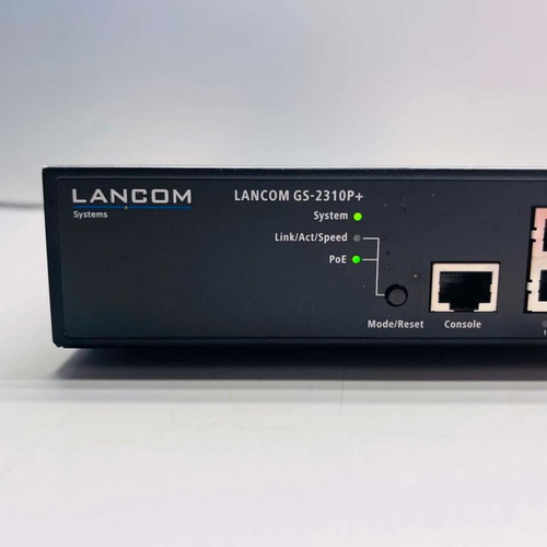 Lancom GS-2310P+ Fully Managed PoE+ Network Switch like new