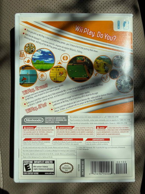 Nintendo WiiPlay game for Nintendo Wii, NTSC version