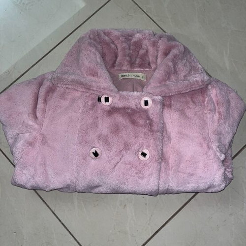 BSB faux fur pink like new, short jacket