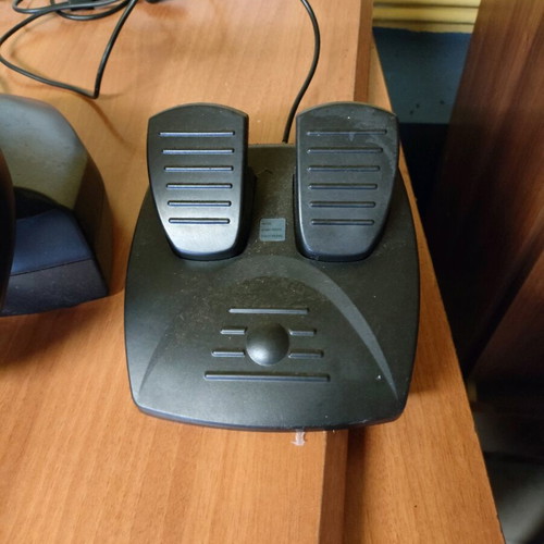 PS2 steering wheel used