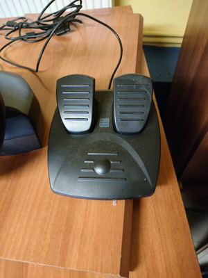 PS2 steering wheel used