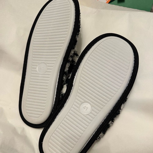 Mitsuko women's slippers size 41 black and white, new