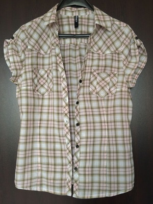 Colours women's shirt like new, short sleeve, size L