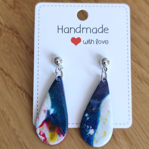 Handmade earrings new, multicolor