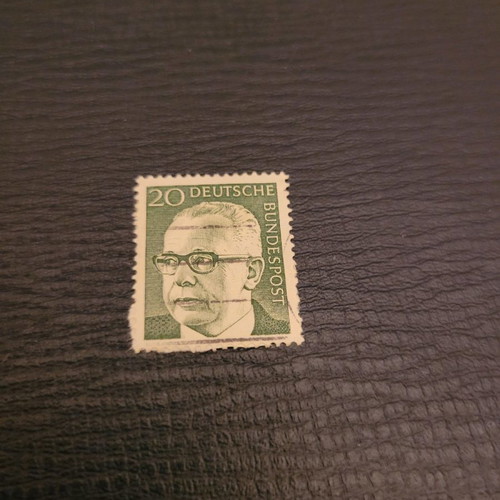German stamp Gustav Heinemann 1949