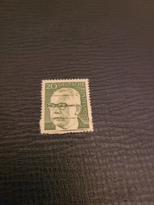 German stamp Gustav Heinemann 1949