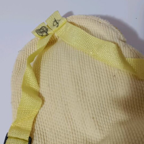 Children's Piglet Bag like new, yellow and orange