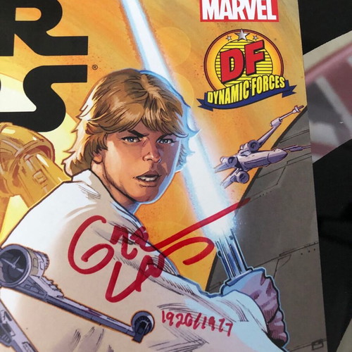 Star Wars 1 DF Excl Greg Land Signed Limited Variant Cover mint