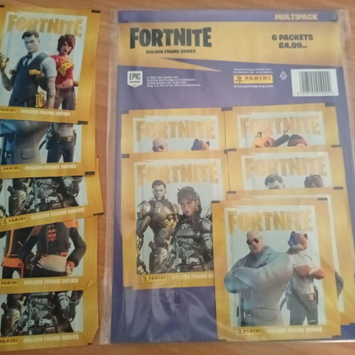 Panini Fortnite Golden Frame Series 11 Packets new