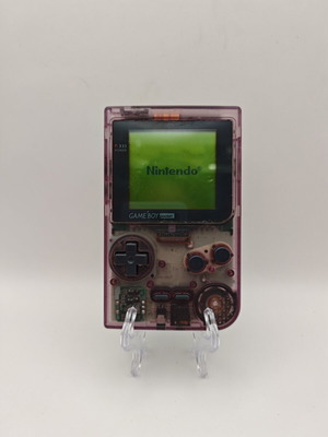 Game Boy Pocket Atomic Purple used, fully functional, missing cover