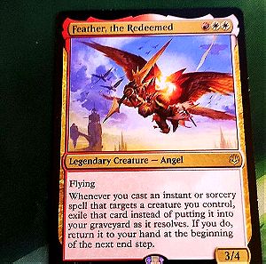 Magic The Gathering DECK: Feather the Redeemed, Angel Beatdown. Complete Commander Deck 100 cards