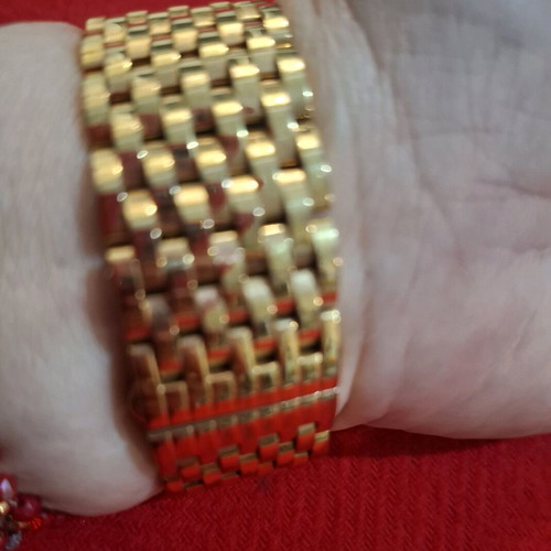 Ecan Quartz Iced Out Women's Watch Gold New
