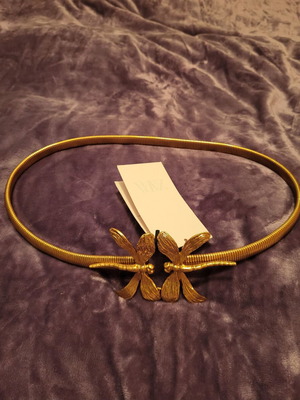 Libelula Belt No 90 Zara new, gold color