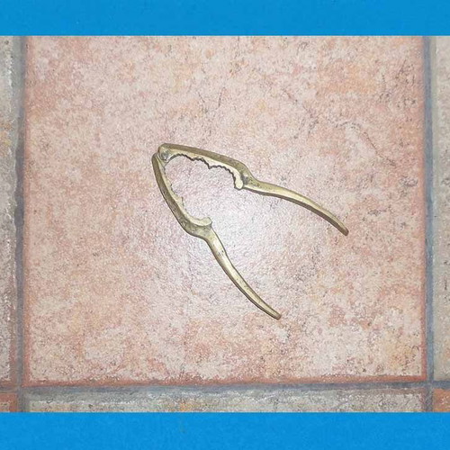 Bronze nutcracker - lobster cracker used, 17 cm length